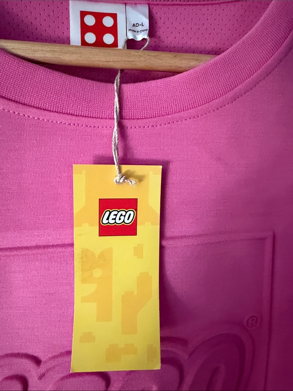LEGO Pink Embossed Logo Crewneck Sweatshirt - Women - Picture 5 of 5